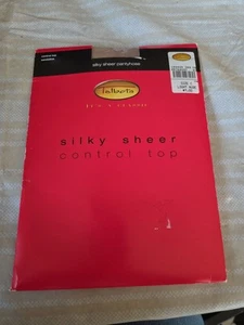 Talbots Silky Sheer Pantyhose Size C Light Nude Control Top Sandaltoe - Picture 1 of 3