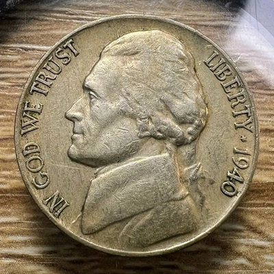 1940-D Jefferson Nickel - Actual Coin Shown - Free Shipping & Tracking INV#100 - Image 1 of 2