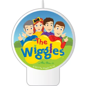 The Wiggles Party Supplies Candle Birthday Cake Decoration Anthony Emma Simon - Picture 1 of 1