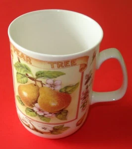 Rose of England Bone China Original Design Pear Tree Mug Tea Coffee Cup UK Made - Picture 1 of 7