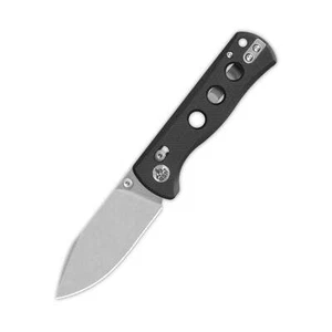 QSP Canary 2.84in Stonewashed 14C28N Blade Black G10 Handle (QS150GL-A1) - Picture 1 of 4