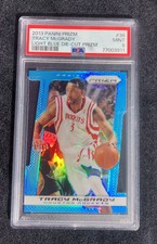 2013 Tracy McGrady Houston Rockets NBA 2013-14 BLUE PRIZM REFRACTOR Parallel 💎