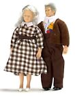 Dollhouse Modern Grandma & Grandad Grandparents Miniature 1:12 People