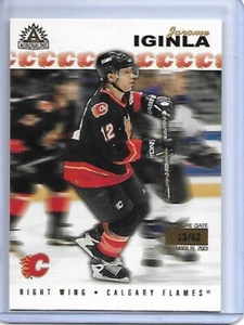 2001-02 PACIFIC ADRENALINE JAROME IGINLA PREMIERE DATE PARALLEL HOCKEY CARD/62 - Picture 1 of 1