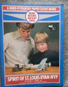 SPIRIT OF ST. LOUIS RYAN NYP Build It Yourself Paper Cutout Model, Peter A Zorn  - Picture 1 of 5