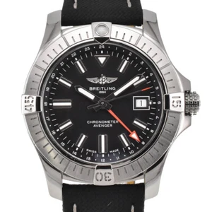 BREITLING Avenger GMT A32397 Date black Dial Automatic Men's Watch B#138769 - Picture 1 of 8