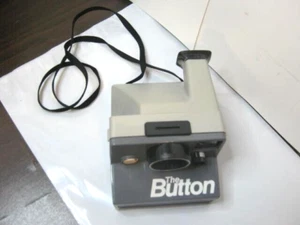 "The Button" Polaroid SX-70 Land Instant Camera with Neck Strap - Picture 1 of 3