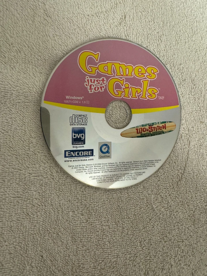Disney Games Just for Girls - Lilo & Stitch Hawaiian Adventure 2006 - Image 1 of 1