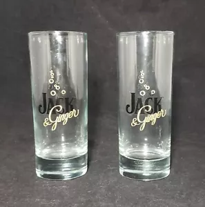 Juego de 2 vasos de vidrio de licor Highball Jack Daniels Jack & Ginger altos 12 OZ - Imagen 1 de 12