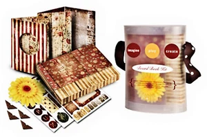 Daisy D's FRENCH MARKET BOARD BOOK KIT scrapbook (2) BOOKS (1) CASE + ACCENTS - Picture 1 of 19