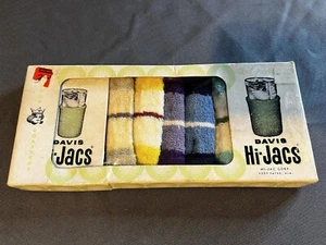 VINTAGE DAVIS HI-JACS KING OF COASTERS TERRI-KNIT COASTER SET IN ORIGINAL BOX - Picture 1 of 4