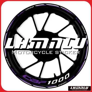 For HONDA CBF1000 CBF 1000 RIM Stickers Waterproof Wheel Reflective Decal - Bild 1 von 48