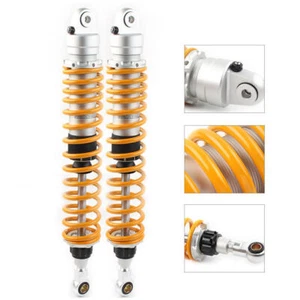 Fit Honda Yamaha Suzuki 430mm 16.9" Motorcycle ATV Air Shock Absorber Damper - Picture 1 of 9