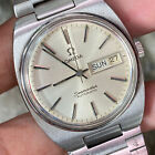 Rare Omega Seamaster Automatic Cal 1020 Swiss Made Silver Day Date Vintage Watch