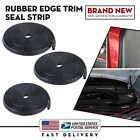3Roll 4M Car Door Rubber Seal Strip Trim Seal With Top Bulb For Car Pickup&Home