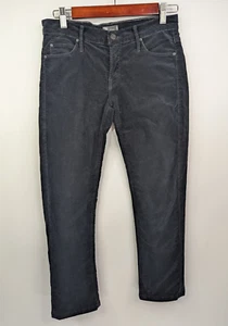 Mother Black Velvet 4400 Feel Crop Pants Style 1003 Cotton Melt Away - Picture 1 of 13