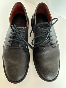 Born Men's Samson Black Leather Lace up Oxford Shoes H43403 Sz. 8E - Picture 1 of 8