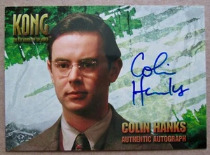 KING KONG MOVIE AUTHENTIC AUTOGRAPH CARD COLIN HANKS as PRESTON (TOPPS 2005) - Picture 1 of 2