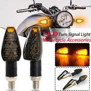 LED Motorcycle Turn Signal Indicator Blinker Light Amber For Suzuki DRZ400SM - Picture 1 of 10