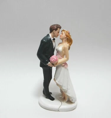 Dekofigur Tortenfigur Brautpaar Hochzeitspaar 2tlg. 12 cm Hochzeit - Bild 1 von 2