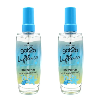 Schwarzkopf got2b Luftkuss Haarparfum Meerestraum , 2x 75ml EAN4015100295016