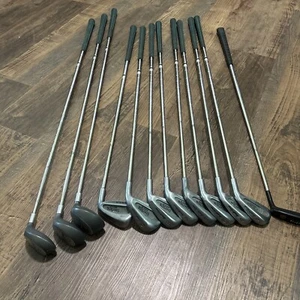 Arnold Palmer Golf Club Set P - 9 Irons 1,3,5 Drivers P-101 Putter Steel Shaft - Picture 1 of 12