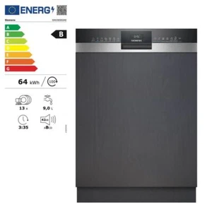 Siemens iQ300 SN53ES02AE Teilintegrierter Geschirrspüler 60cm GebürsteterStahl - Bild 1 von 6
