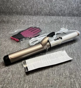 Ten-Tatent Curling Wand Tong 38mm Iron Ceramic Tourmaline Coating Barrel 220℃
