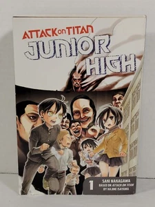 Attack on Titan Junior High Manga Omnibus # 1 (English, Graphic Novel, Kodansha) - Picture 1 of 10