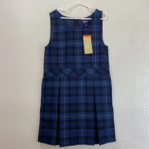 NWT Girls French Toast Size 7 Plaid School Uniform Jumper - Picture 1 of 5
