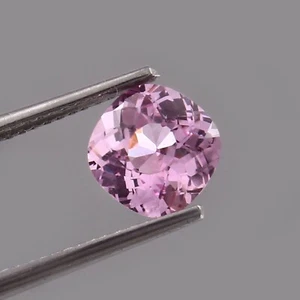 Piedra preciosa de corte cojín suelto morganita color rosa impecable natural AAA 7x7 mm - Imagen 1 de 4