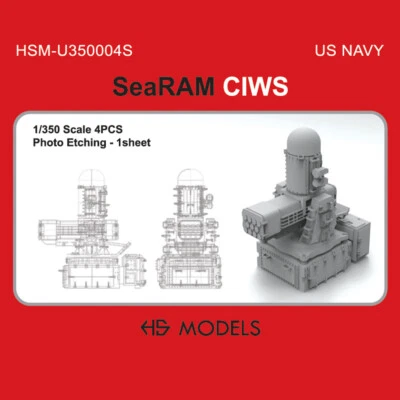 HS MODELS HS MODEL U350004S 1/350 US NAVY SeaRAM CIWS