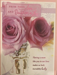 Happy Mother’s Day, From Your Son And Daughter-in-Law, Hallmark, Greeting Card - Picture 1 of 5