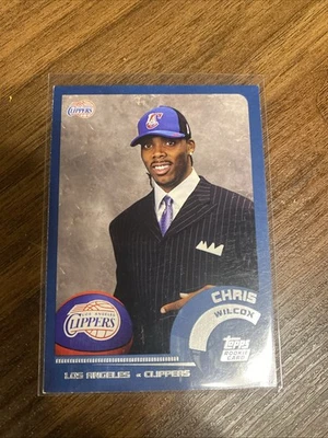 Chris Wilcox novato 2002-03 Topps Los Angeles Clippers #192 U193 Foto 1 de 2