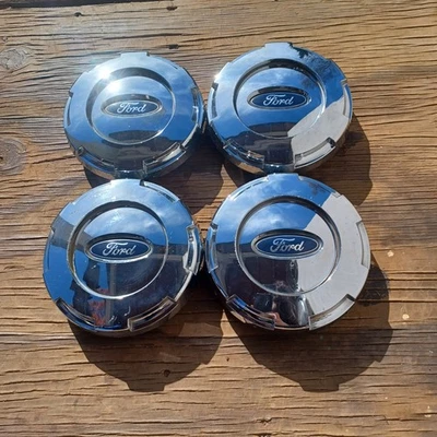 Juego de 4 tapas centrales Ford F150 Lariat, cromo, 2006-2008 parte # 6L34 1A096 CA Foto 1 de 3