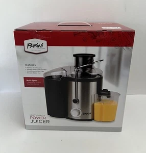Utensilios de cocina Parini exprimidor eléctrico de varias velocidades acero inoxidable INV10016 nuevo sellado - Imagen 1 de 12