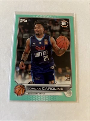 2022-23 Topps NBL National Basketball League - Jordan Caroline #42 Aqua /199... - Image 1 of 2