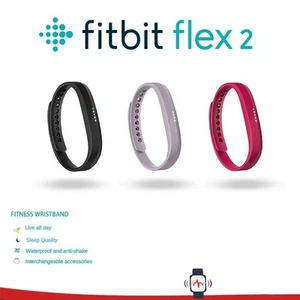 Fitbit Flex 2 Health Activity Sleep Tracker Sports Band Bluetooth Navy Blue - Picture 1 of 10