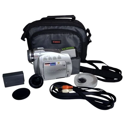 Canon ZR65 ZR 65 MC A MiniDv Stereo NTSC Camcorder With Bag - Tested & Works. - Image 1 of 4