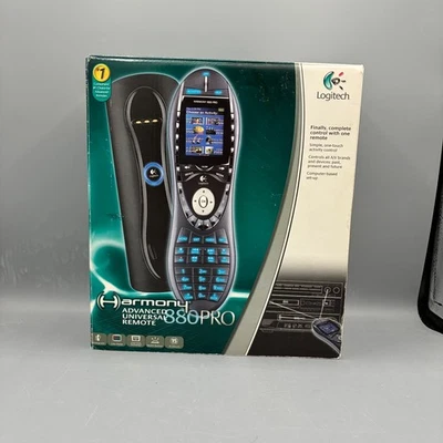 Logitech Harmony 880 Advanced Universal Remote Control Black New in Box - Image 1 of 4