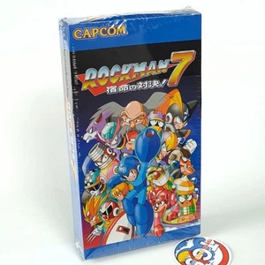 Capcom Store Japan Rockman 7 Print Ramune Candy/Bonbons Box New Megaman - Imagen 1 de 8