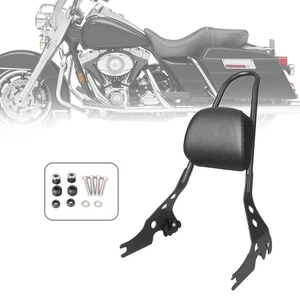 Backrest Sissy Bar Durable Passenger Black For Harley Street 750 2015-2017 2016 - Picture 1 of 10