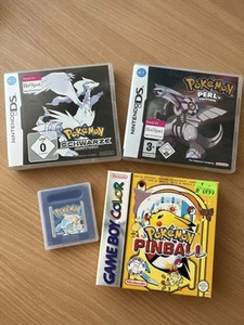 Pokemon Blau, Pinball, Perl, Schwarze Edition für Game Boy Color und Nintendo DS - Bild 1 von 10
