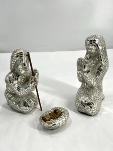 RARE Vintage Art Deco Mirrored Mosaic Tile Sculptures by the Brazil Artist Jobi - Picture 1 of 10