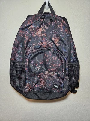 Mochila Vans Off The Wall Alumni Pack 3 preta/floral #VN0A46NET82 nova - Imagem 1 de 4