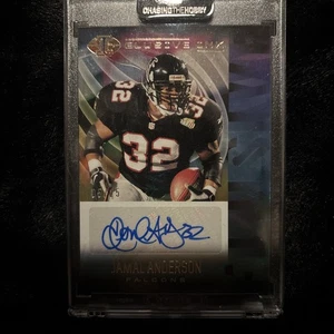 2021 Panini Illusions Elusive Ink /25 Jamal Anderson #EI-JA Auto - Foto 1 di 2