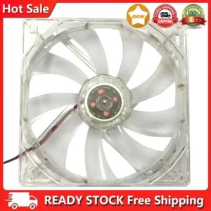 12cm 120mm ROTE LED 12V 4Pin Computer PC Gehäuse Kühler CPU Kühlung LED Lüfter D - Afbeelding 1 van 12