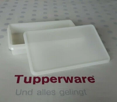 Tupperware * Party-Box Plätzchenbehälter Vorratsdose ca. 1,3 l * weiß - Bild 1 von 2