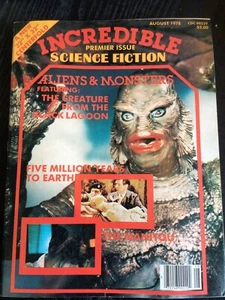 INCREDIBLE SCIENCE FICTION MAG PREMIER ISSUE AUGUST 1978 CENTERFOLD! - Foto 1 di 2