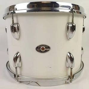*Slingerland 9x13" Tom Drum 70s White Gloss Wrap Sound King Stick-Saver Felgen USA - Bild 1 von 14